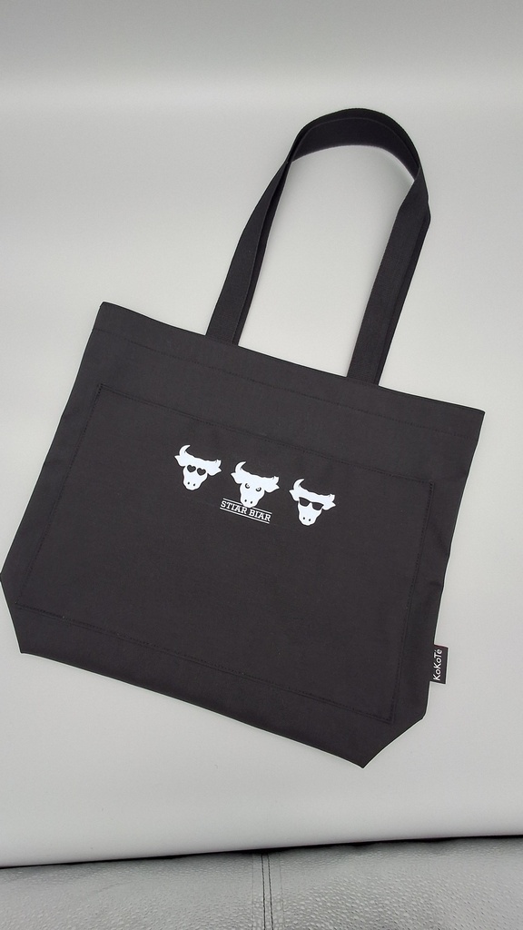 KoKoTé Einkaufstasche «Eco Bag 2» schwarz mit Schlaufe lang