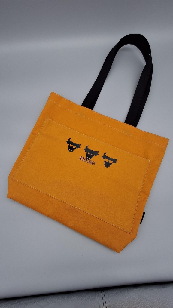 KoKoTé Einkaufstasche «Eco Bag 2» ocker mit Schlaufe lang